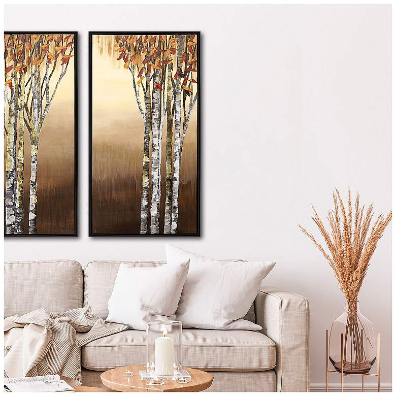 Image 4 Wind in the Trees II 26"W x 50"H Canvas more views