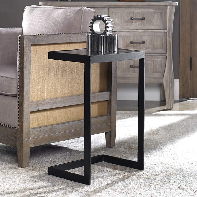 Image 1 Windell Cantilever Black Accent Table