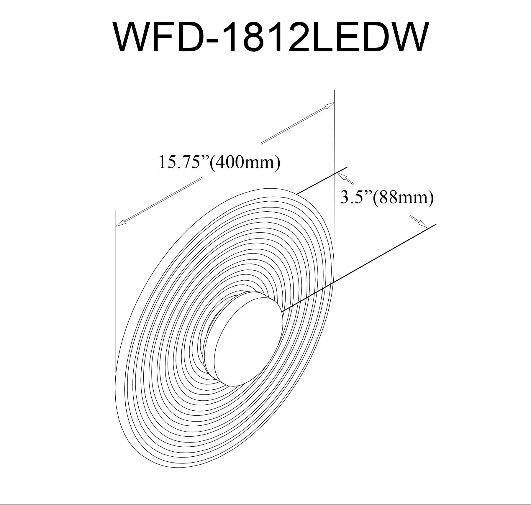 Image 3 Windfeild 18" High Matte Black 12W Wall Sconce w/ Clear Rippled Glass more views