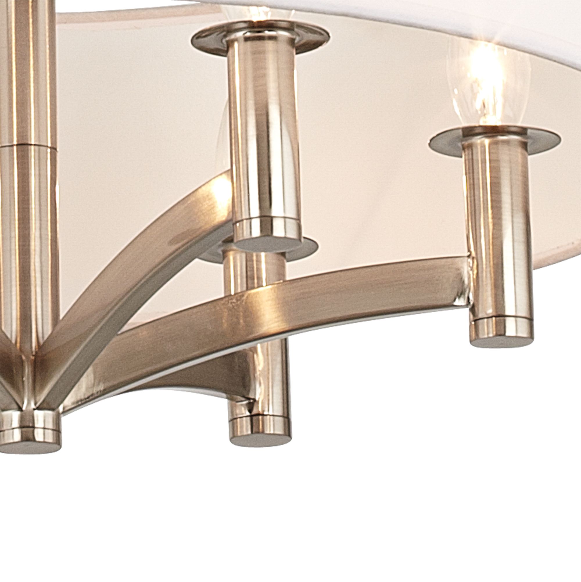 Image 2 Windflowers Ava 6-Light Nickel Pendant Chandelier more views