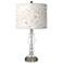 Windflowers Giclee Apothecary Clear Glass Table Lamp
