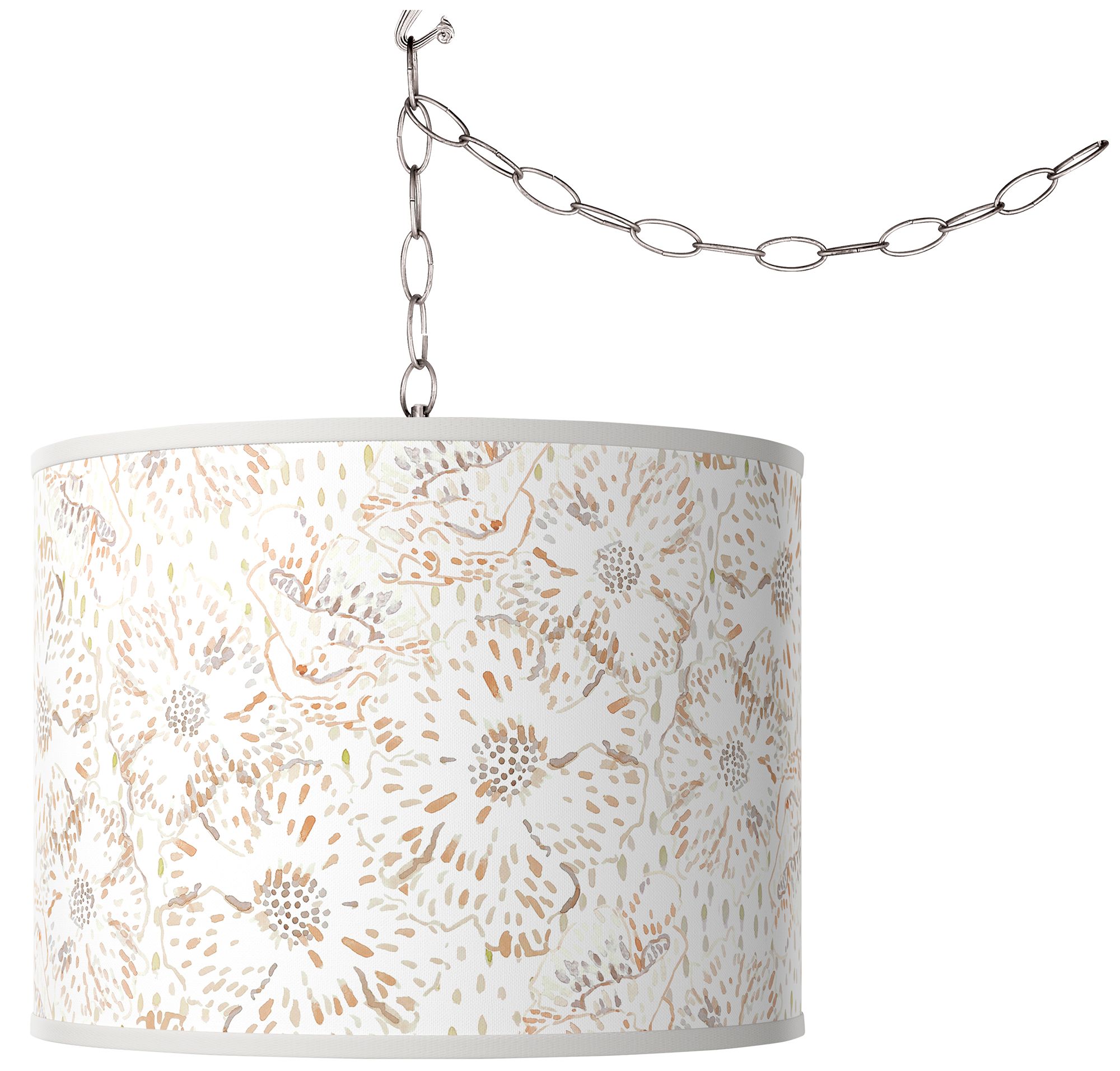 Hanging light with chain deals and plug