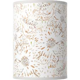 Image1 of Windflowers Giclee Round Cylinder Lamp Shade 8x8x11 (Spider)