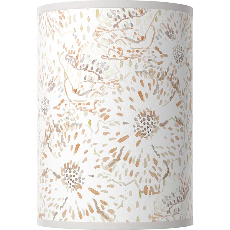 Image 1 Windflowers Giclee Round Cylinder Lamp Shade 8x8x11 (Spider)