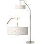 Thumbnail1 of Windflowers Giclee Shade Arc Floor Lamp
