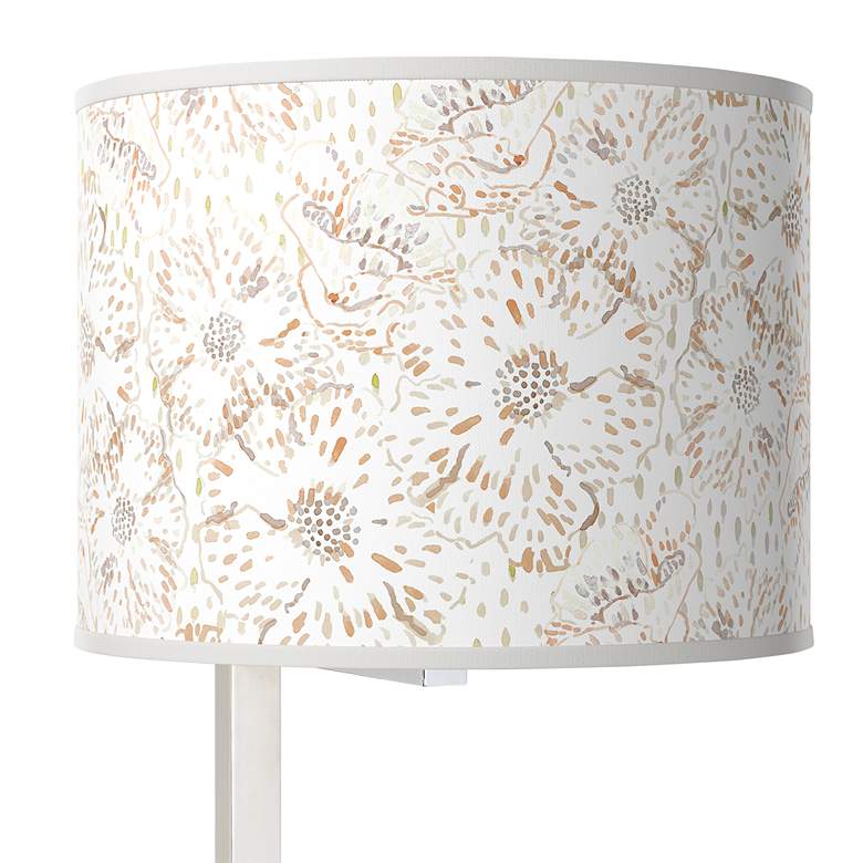 Image 2 Windflowers Glass Inset Table Lamp more views