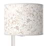 Windflowers Glass Inset Table Lamp