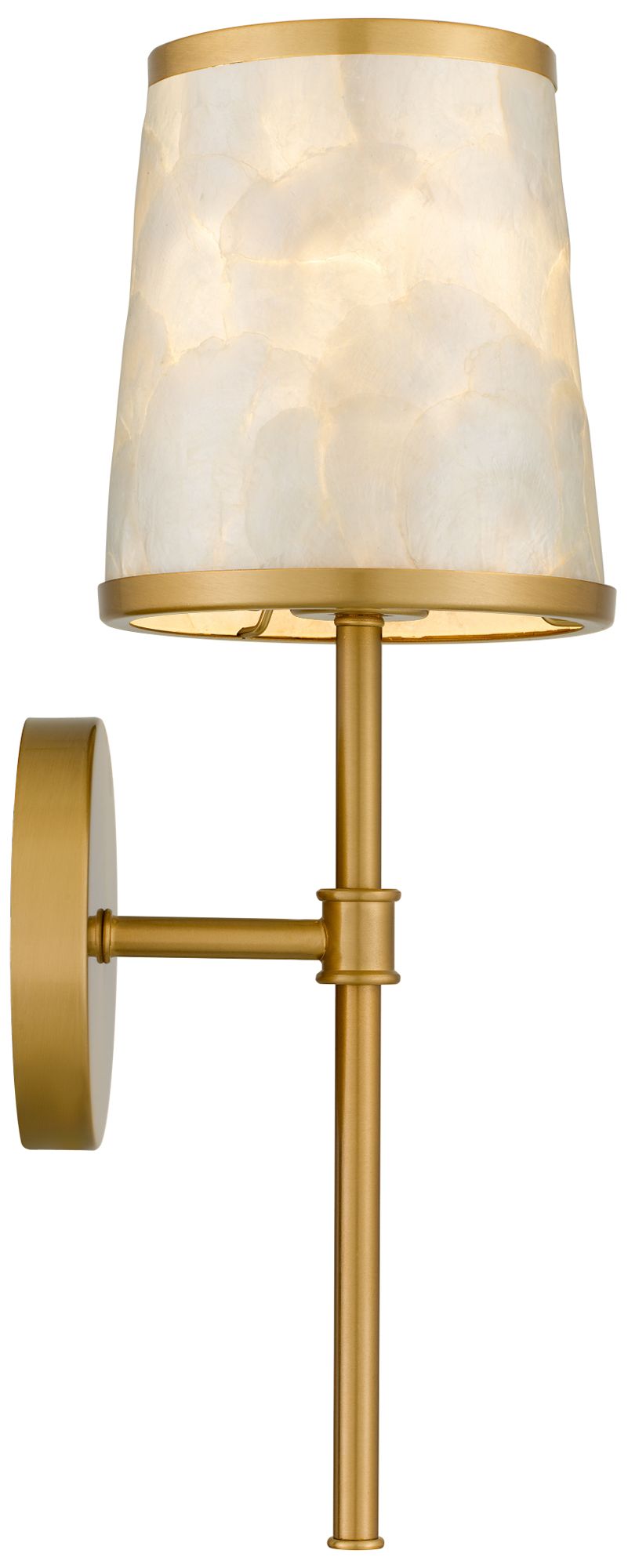 Windley 1-Light Brushed Gold Wall Sconce