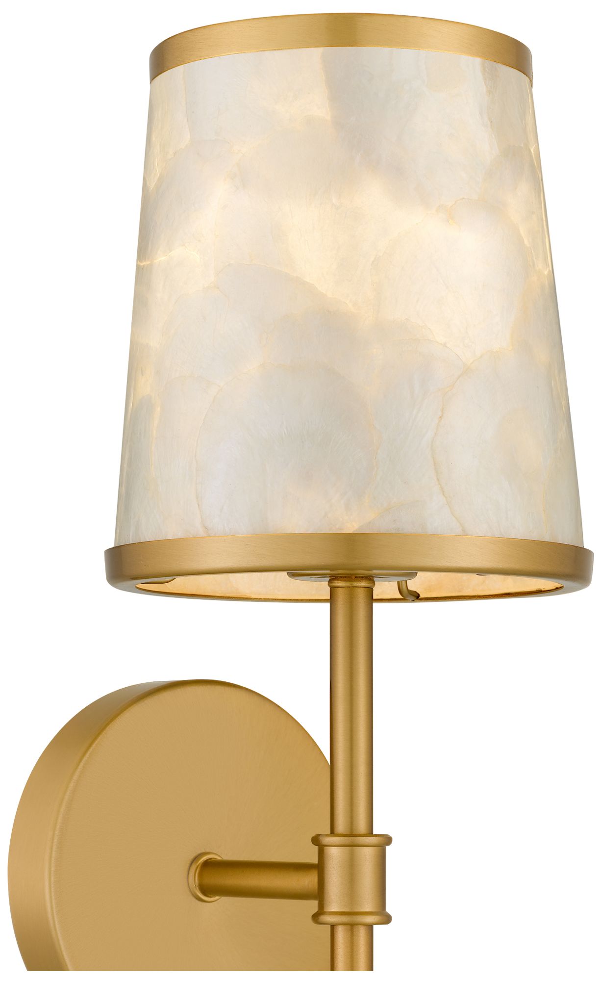 Windley 1-Light Brushed Gold Wall Sconce
