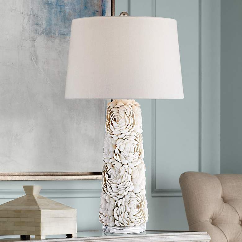 Image 1 Windley Natural Shell Table Lamp
