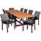 Windmere Gray Wicker 11-Piece Extendable Patio Dining Set