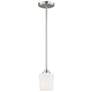 1_Windom 4 1/4" Wide Brushed Nickel Mini Pendant