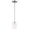 Windom 4 1/4" Wide Brushed Nickel Mini Pendant