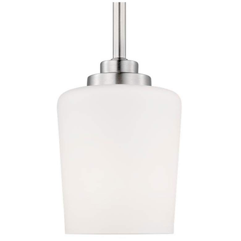 Image 3 Windom 4 1/4" Wide Brushed Nickel Mini Pendant more views