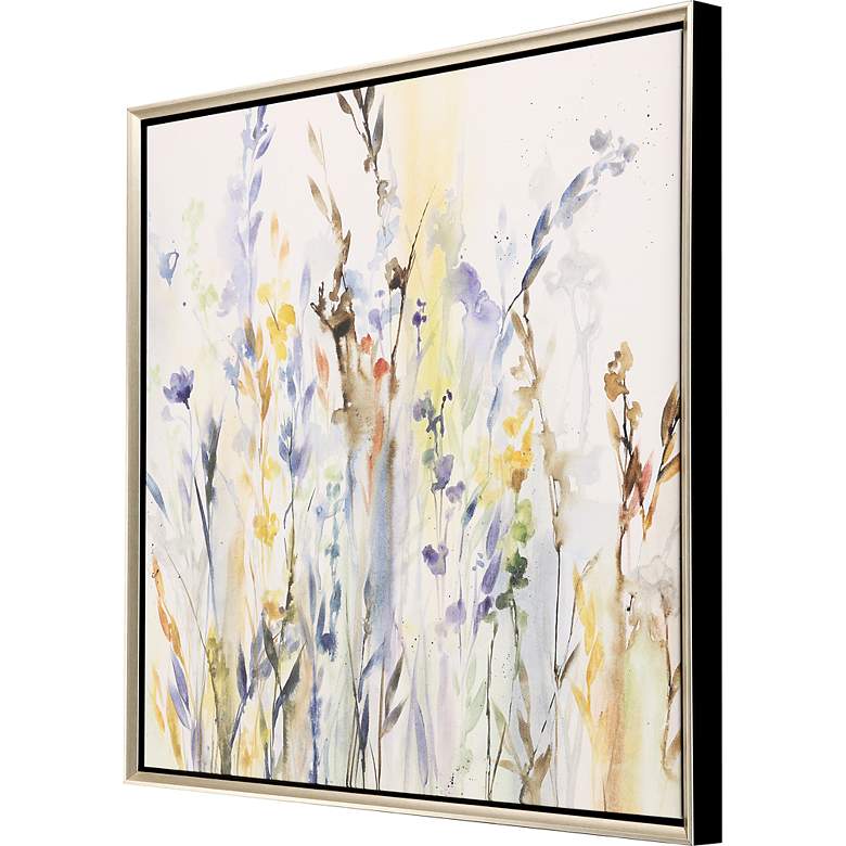 Image 5 Window Art II 38" Square Framed Giclee Canvas Wall Art more views