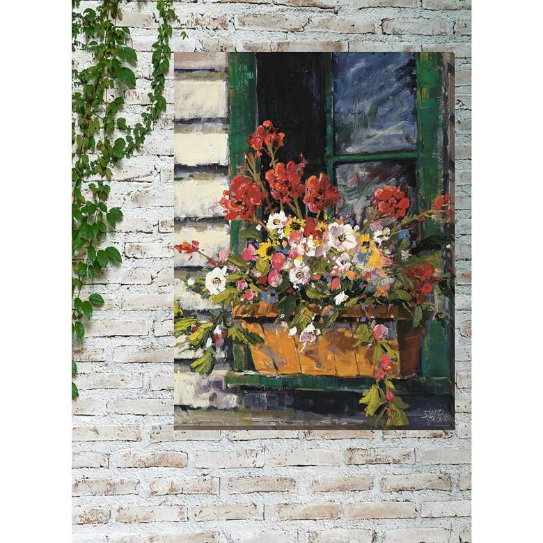 Image 3 Window of Color 40" High All-Weather Outdoor Canvas Wall Art more views