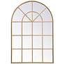 2_Windowpane Brass 36 1/4" x 53 1/4" Window Wall Mirror