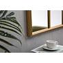 4_Windowpane Brass 36 1/4" x 53 1/4" Window Wall Mirror more views