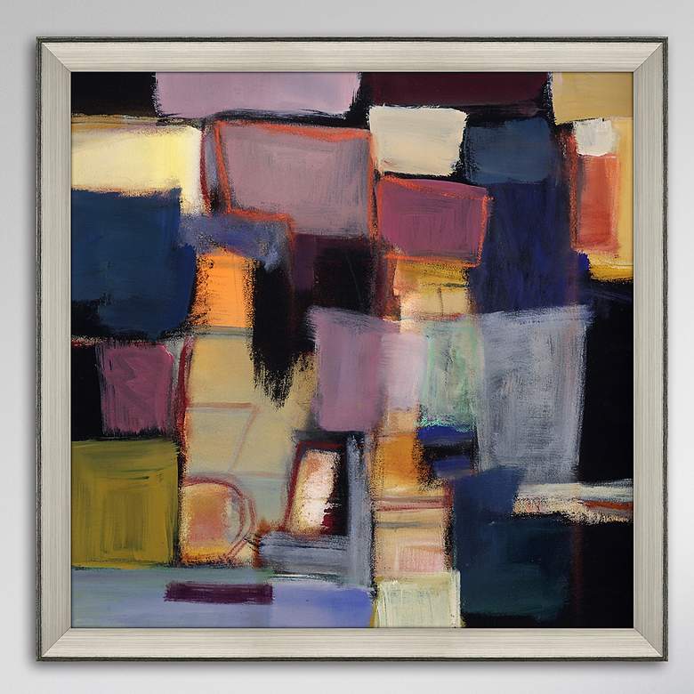 Image 2 Windows 40 inch Square Giclee Framed Wall Art
