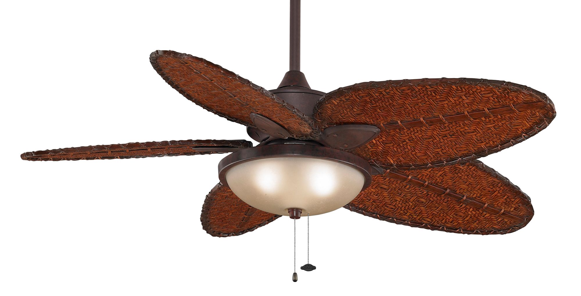 Image 3 Windpointe 52 in In/Out Fan - Rust w/ Antique Narrow Oval blades more views