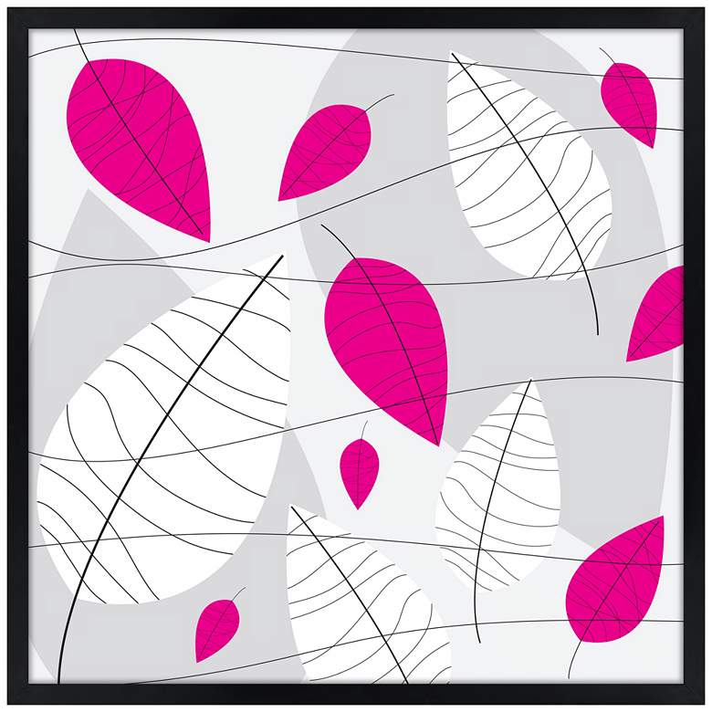 Image 1 Windscape 26" Square Black Giclee Wall Art
