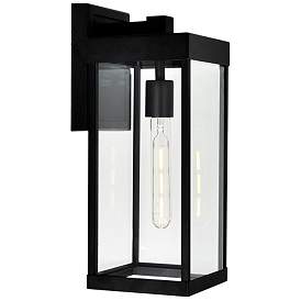 Image1 of Windsor 1 Light Black Outdoor Wall Light