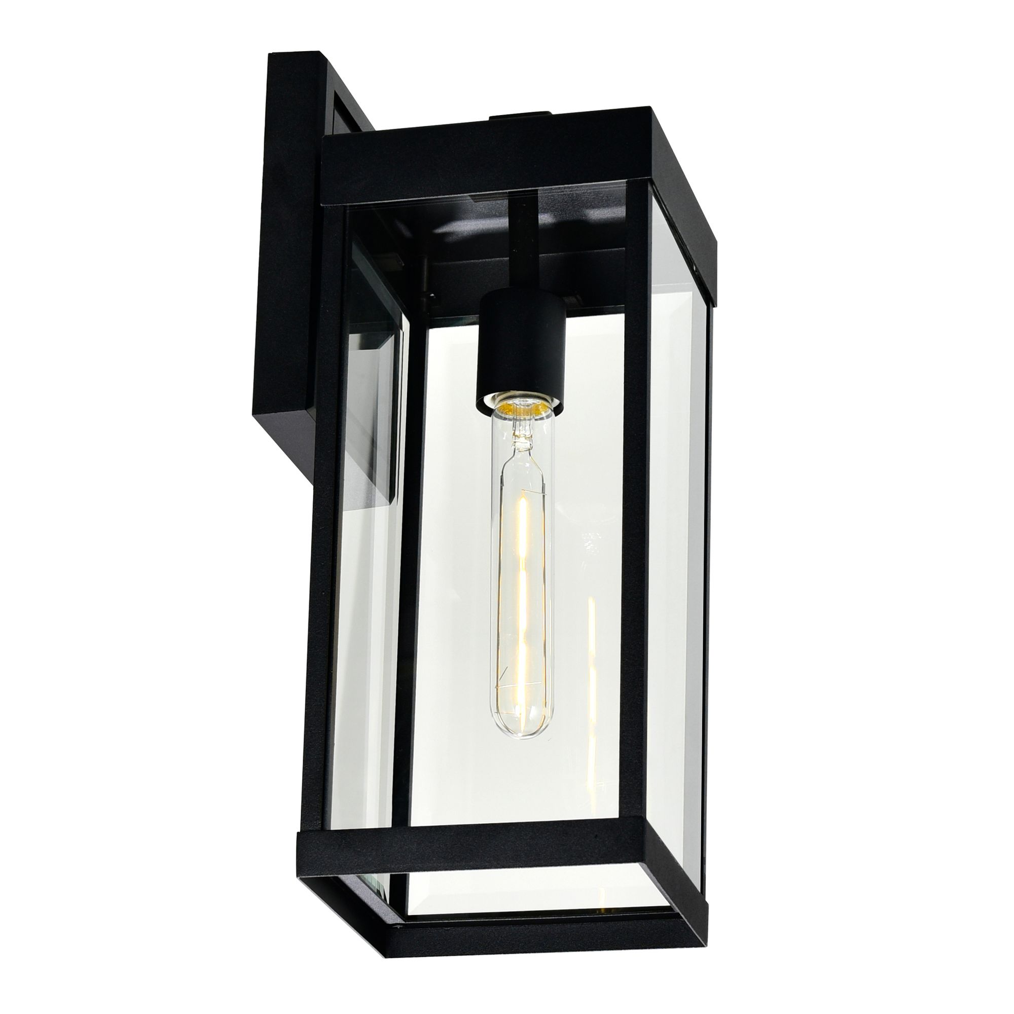 Image 4 Windsor 1 Light Black Outdoor Wall Light more views
