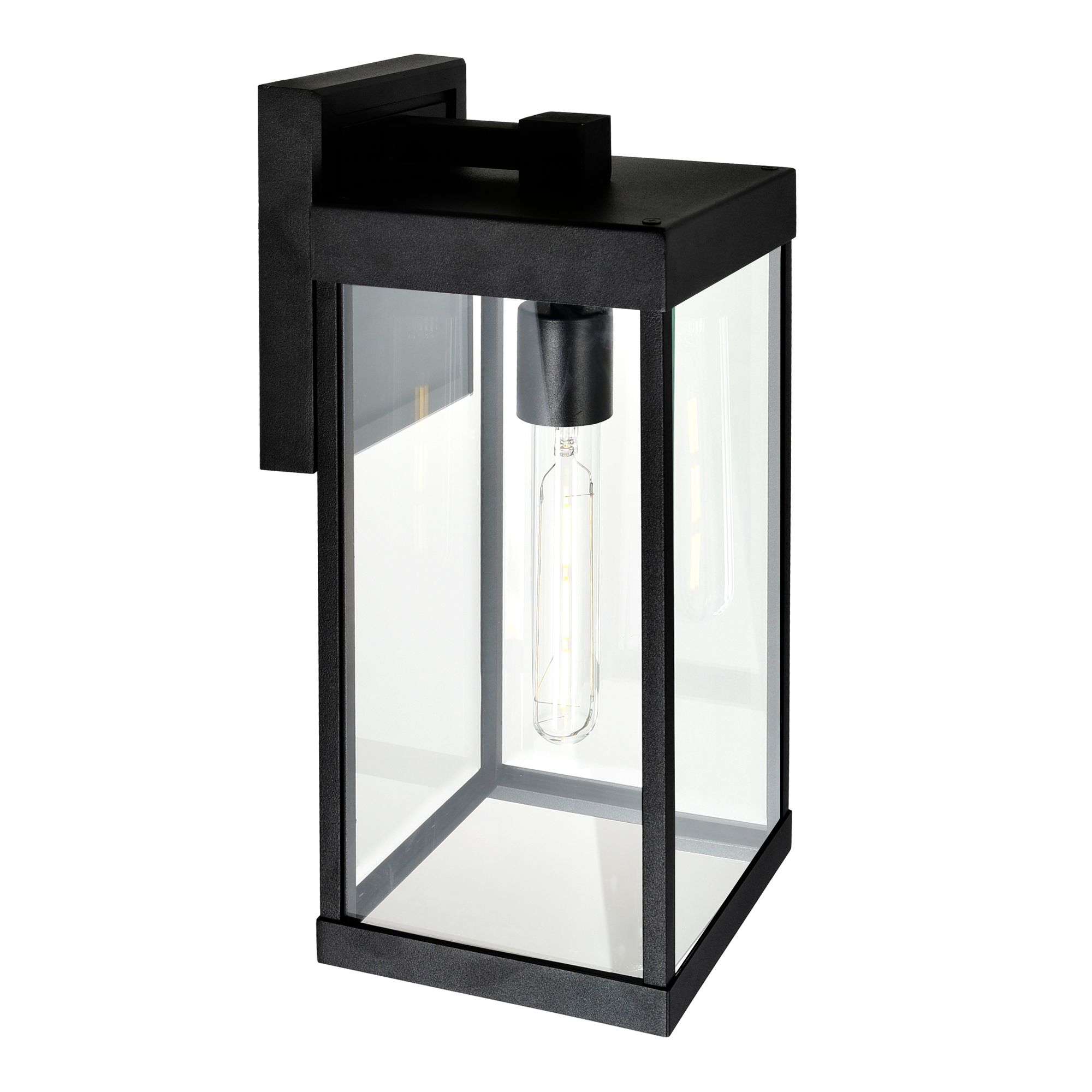 Image 2 Windsor 1 Light Black Outdoor Wall Light more views