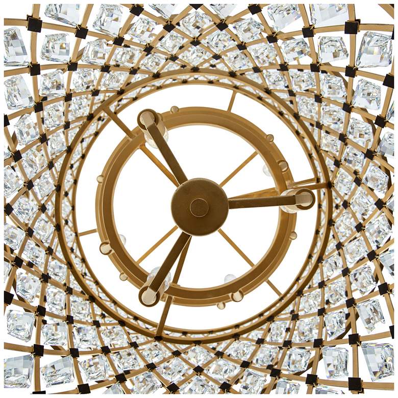 Image 3 Windsor 13-Lt 3-Tier Crystal Chandelier - French Gold & Matte Black more views