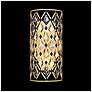 3_Windsor 17" High French Gold and Matte Black Wall Sconce more views
