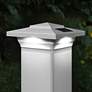 Watch A Video About the Windsor White Outdoor Solar LED Post Cap