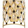 5_Windsor 21"H French Gold and Matte Black 2-Light Wall Sconce more views