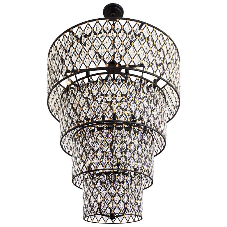 Image 2 Windsor 21-Lt 4-Tier Crystal Chandelier more views