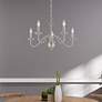 2_Windsor 24" Wide Brushed Nickel 5-Light Chandelier