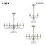 4_Windsor 24" Wide Brushed Nickel 5-Light Chandelier more views