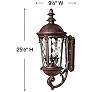 Thumbnail4 of Windsor 25 1/2" High River Rock Outdoor Wall Light more views