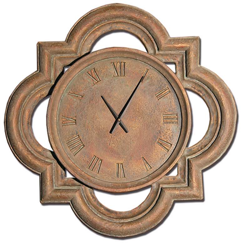 Image 1 Windsor 26 inch Wide Battery Powered Wall Clock