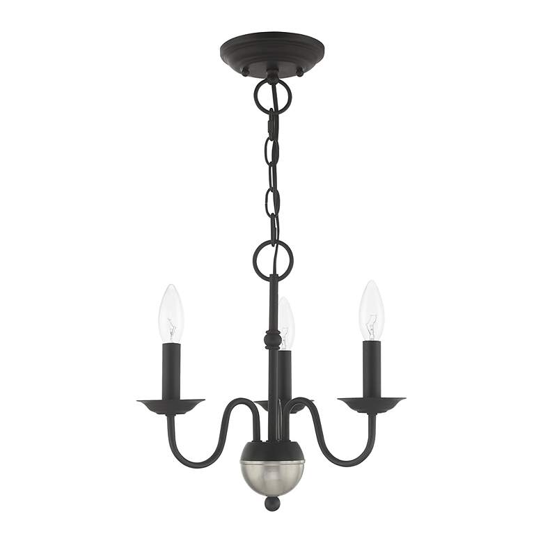 Image 4 Windsor 3 Light Black Mini Chandelier more views