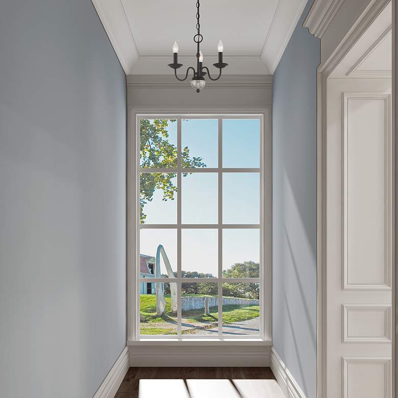 Image 7 Windsor 3 Light Black Mini Chandelier more views