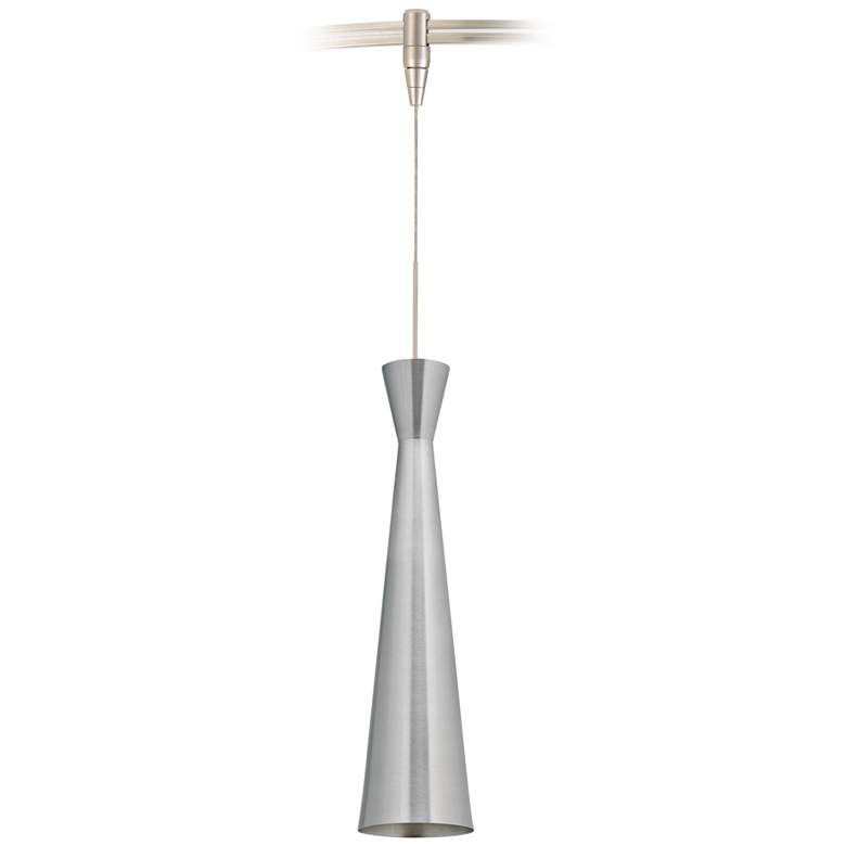 Image 1 Windsor 4 1/2"W Satin Nickel Monorail Mini Pendant