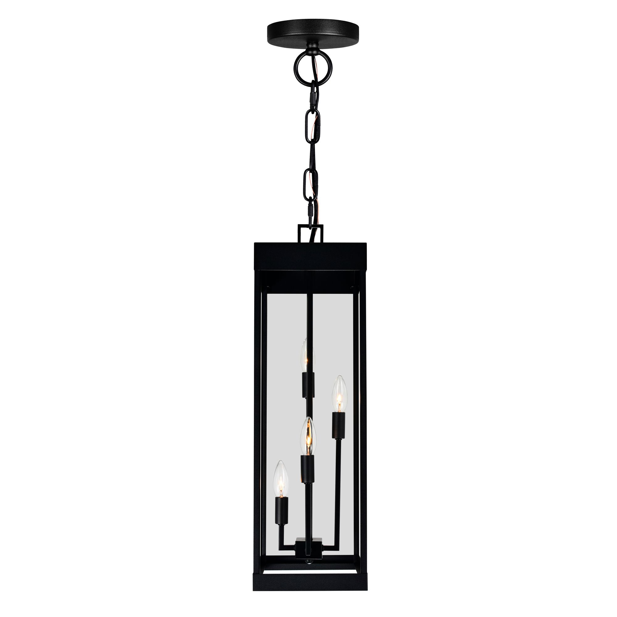 Image 4 Windsor 4 Light Black Outdoor Pendant more views