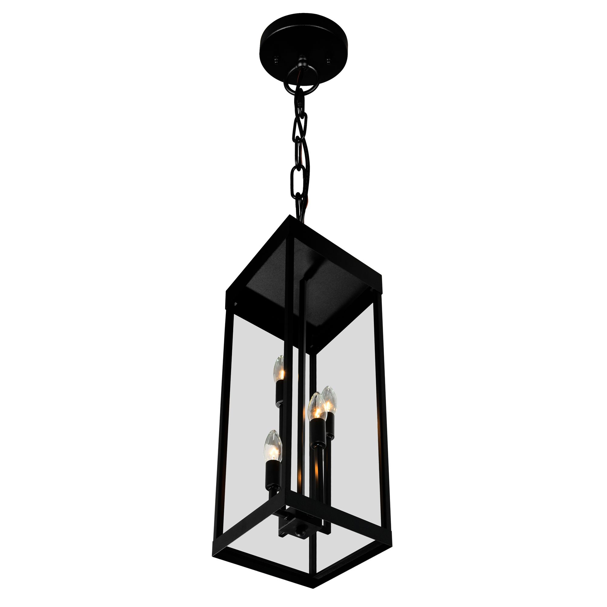 Image 5 Windsor 4 Light Black Outdoor Pendant more views