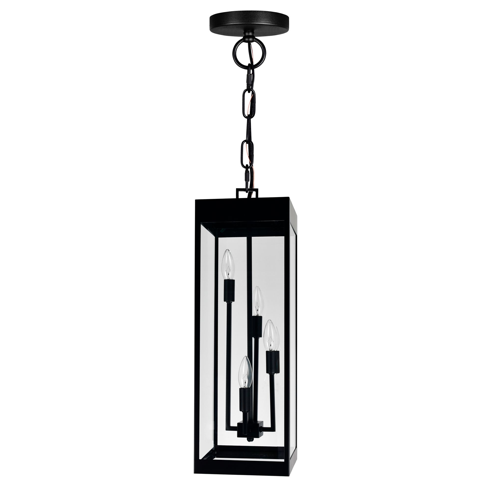 Image 6 Windsor 4 Light Black Outdoor Pendant more views