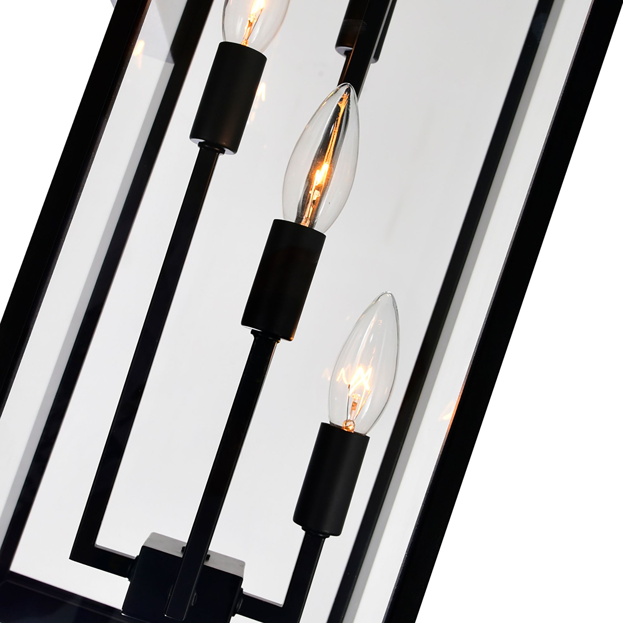 Image 5 Windsor 4 Light Black Outdoor Wall Light more views