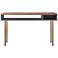 Windsor 47 1/4" Wide Gray and Natural 2-Shelf Console Table