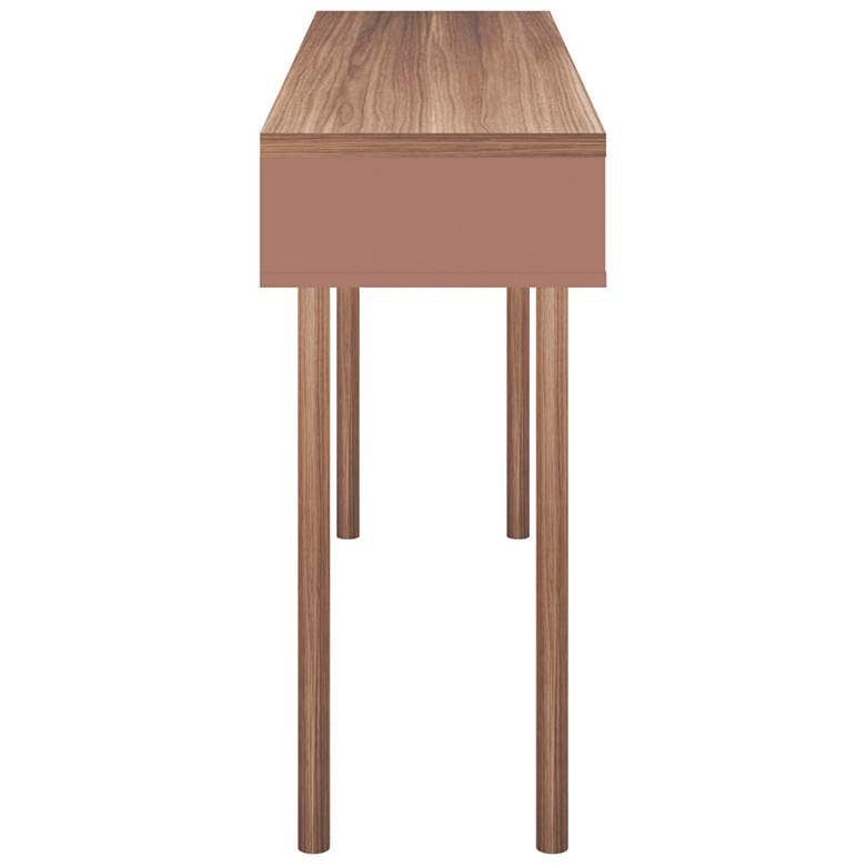 Image 4 Windsor 47 1/4" Wide Pink and Natural 2-Shelf Console Table more views