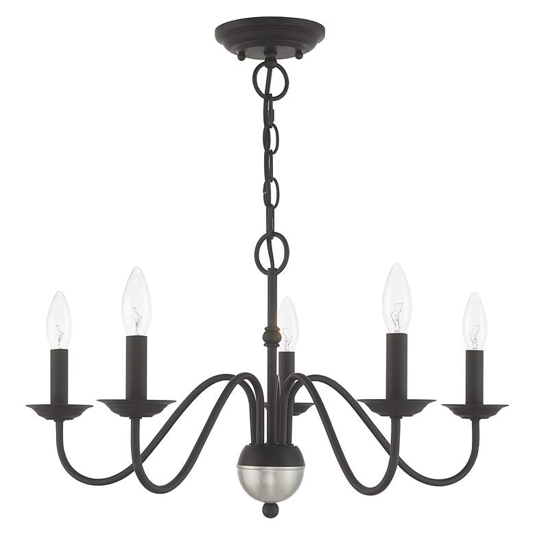 Image 4 Windsor 5 Light Black Chandelier more views