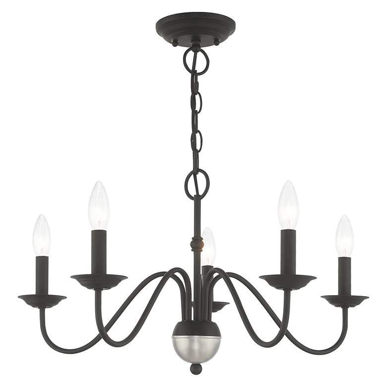 Image 5 Windsor 5 Light Black Chandelier more views
