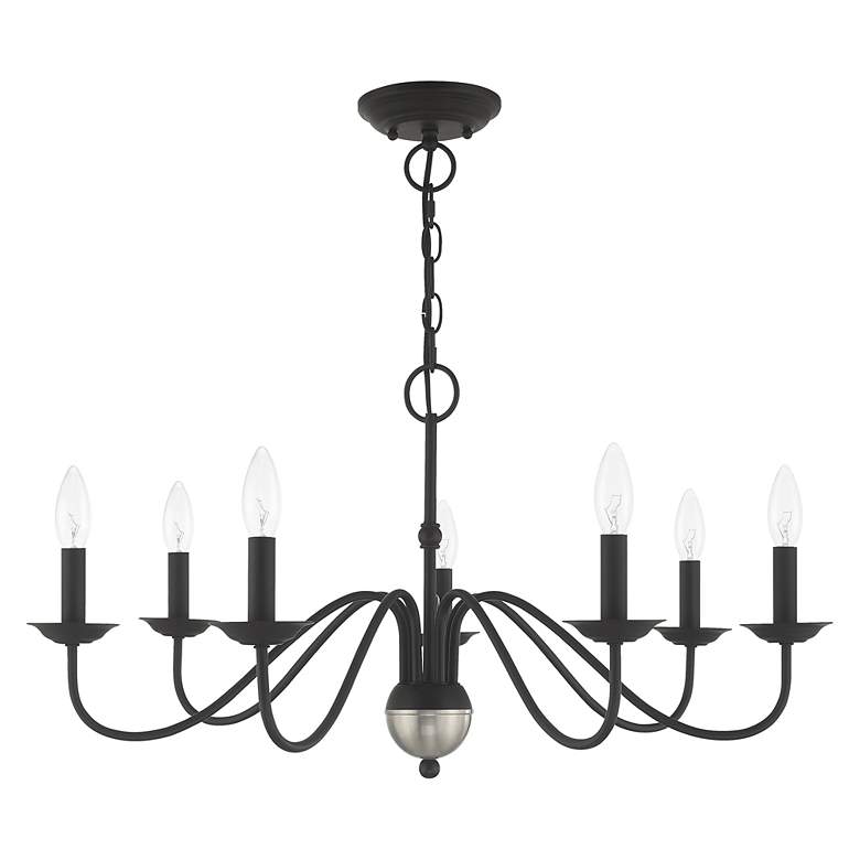 Image 3 Windsor 7 Light Black Chandelier more views