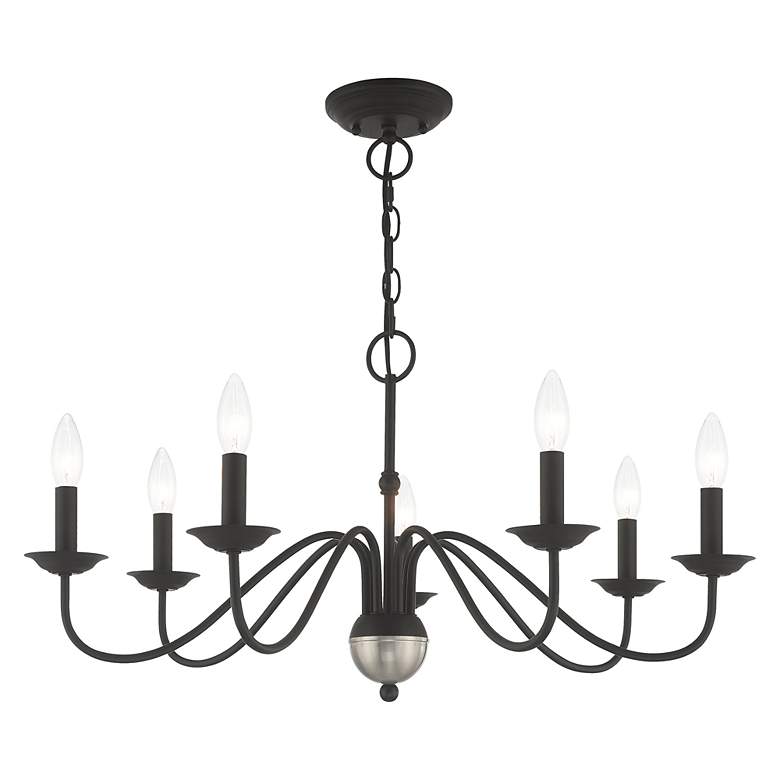 Image 5 Windsor 7 Light Black Chandelier more views